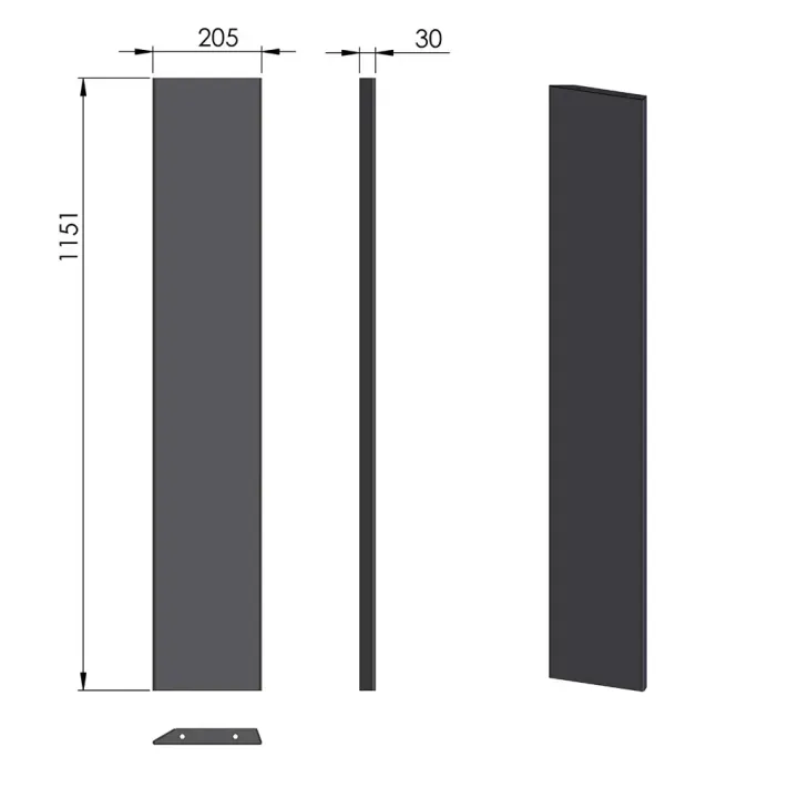 Pièce détachée Termatech Panneau (TT80) réf 09-272 - Ersho