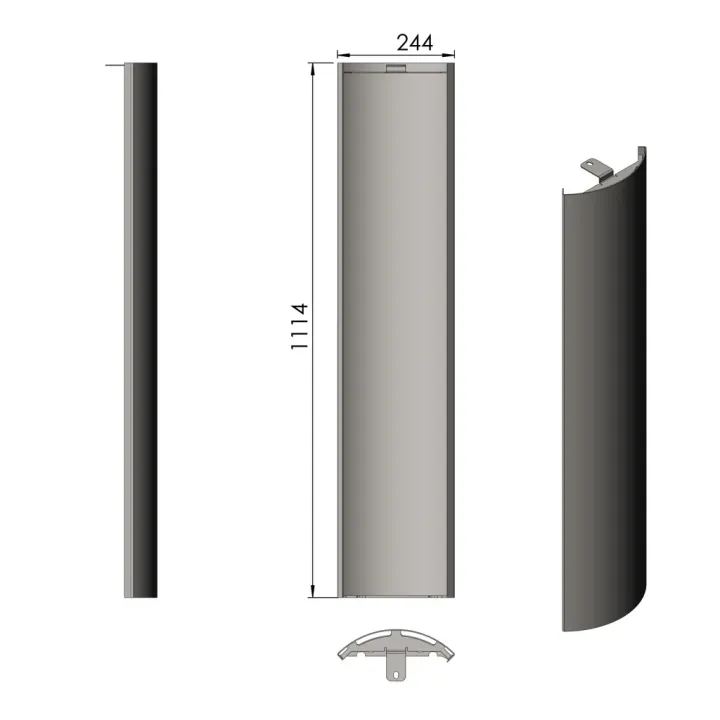 Pièce détachée Termatech Panneau acier D réf 09-846 - Ersho
