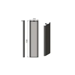 Panneau acier D réf 09-850 - Termatech