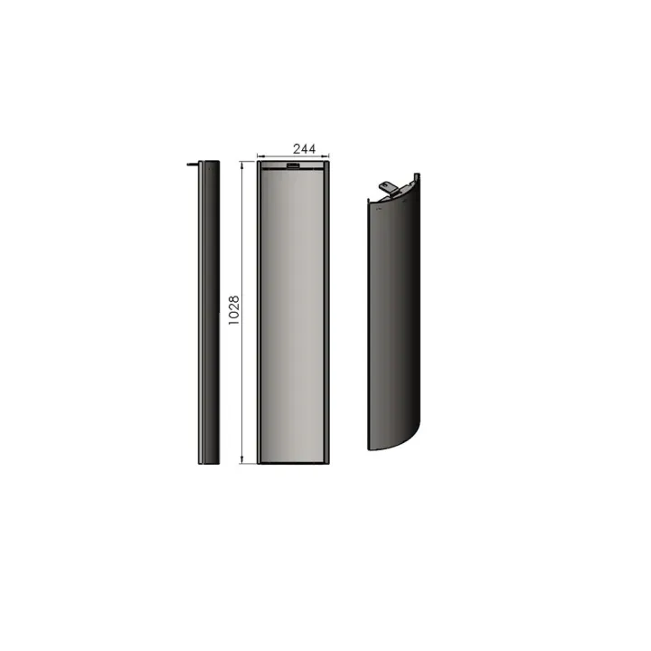 Pièce détachée Termatech Panneau acier D réf 09-855 - Ersho