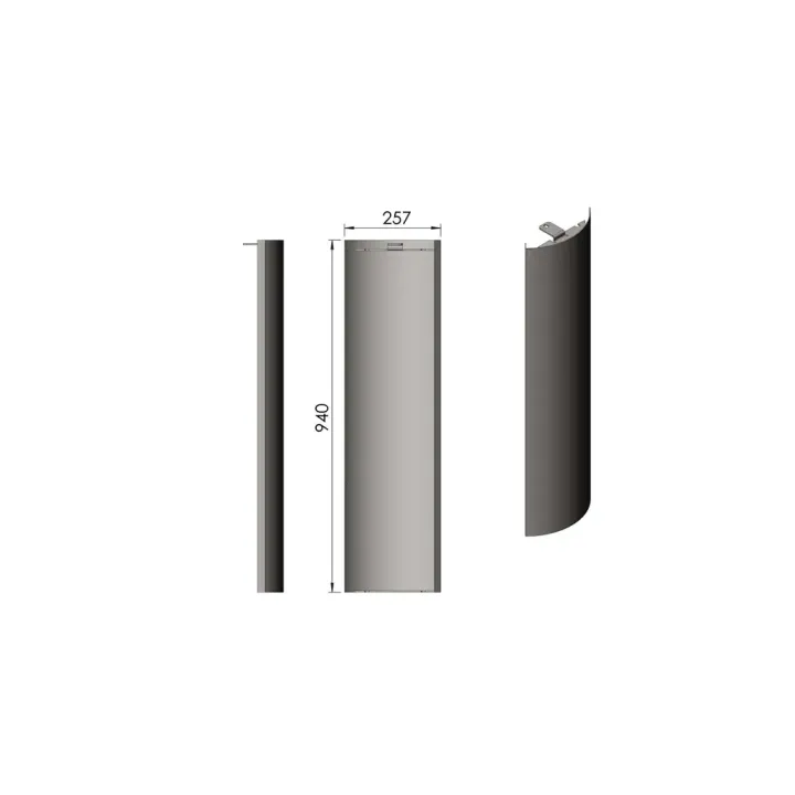 Pièce détachée Termatech Panneau acier D  réf 09-880 - Ersho