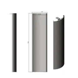 Panneau acier D  réf 09-892 - Termatech