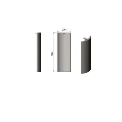 Panneau acier G réf 09-582 - Termatech