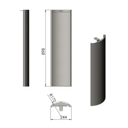 Panneau acier G réf 09-608 - Termatech