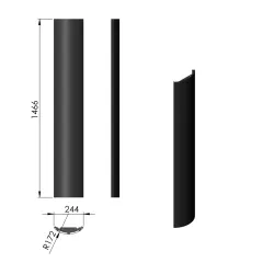 Panneau acier G réf 09-804 - Termatech