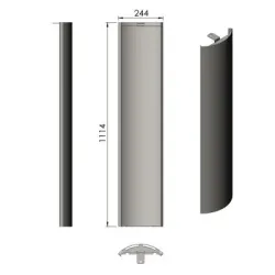 Panneau acier G réf 09-848 - Termatech