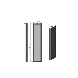 Panneau acier G réf 09-852 - Termatech