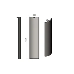 Panneau acier G réf 09-857 - Termatech