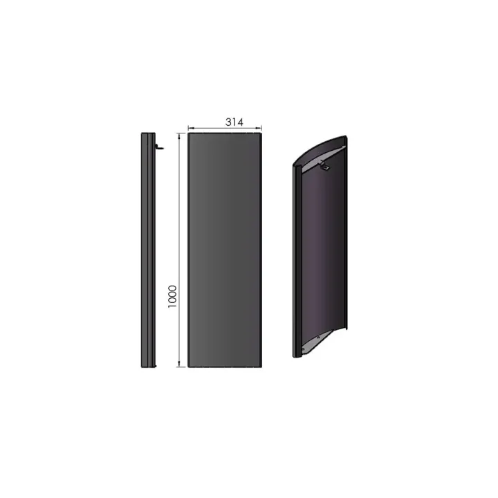 Pièce détachée Termatech Panneau lat. gauche réf 09-147 - Ersho