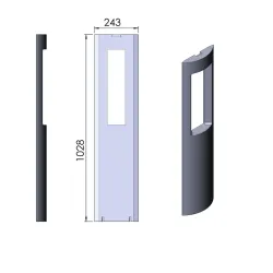 Panneau lateral  réf 08-532 - Termatech