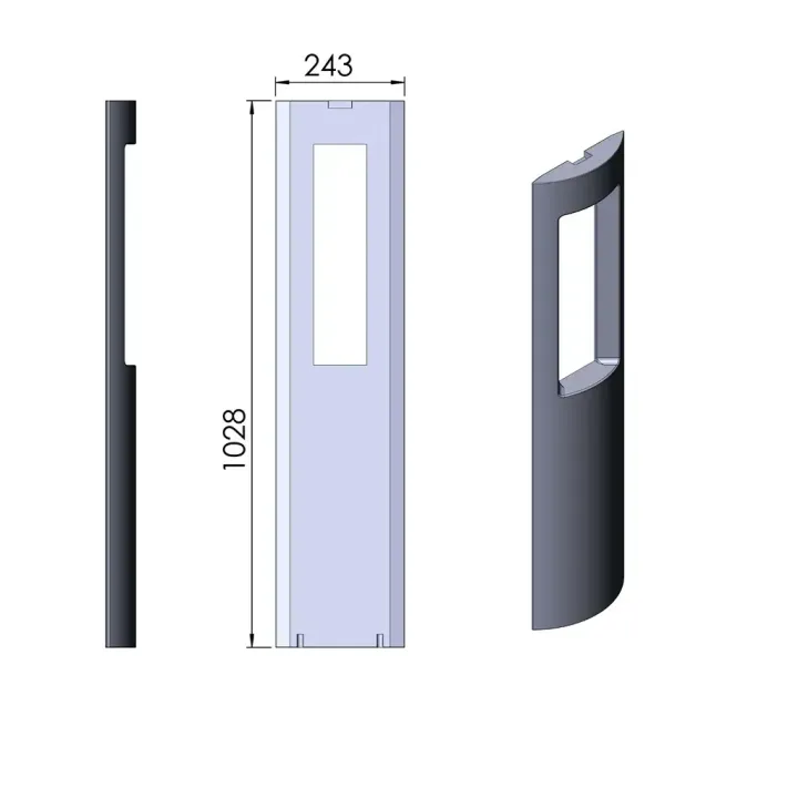 Pièce détachée Termatech Panneau lateral  réf 08-532 - Ersho