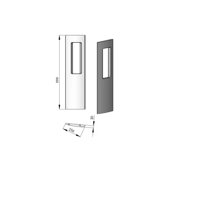 Pièce détachée Termatech Panneau latéral G réf 08-504 - Ersho