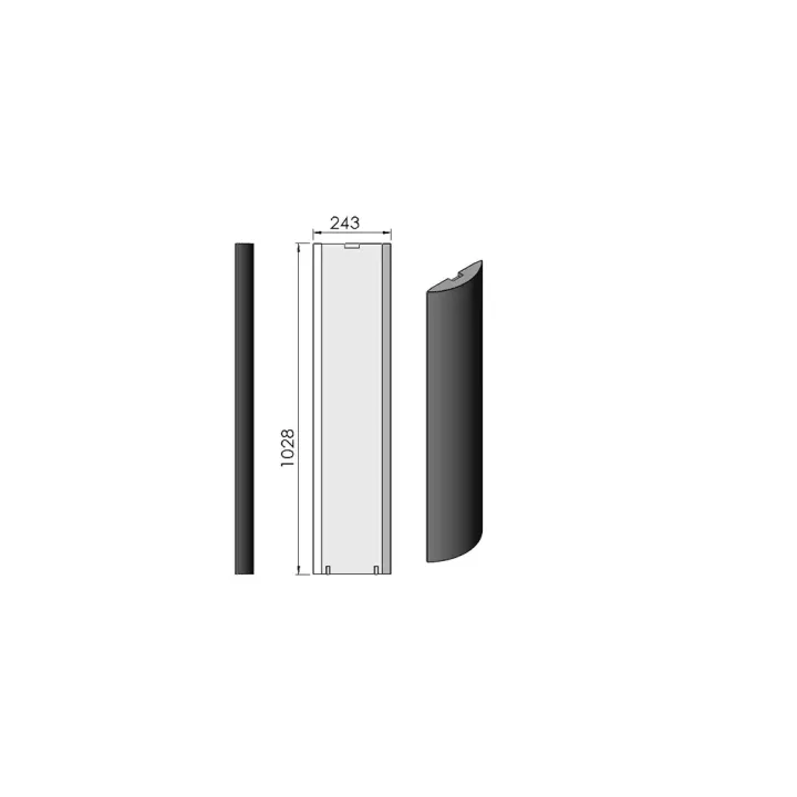 Pièce détachée Termatech Panneau lateral G ou D réf 08-412 - Ersho