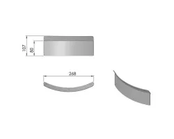 Pièce détachée Termatech Pare-feu, acier réf 09-164 - Ersho