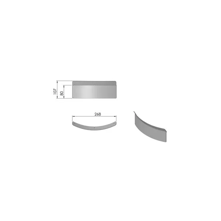 Pièce détachée Termatech Pare-feu, acier réf 09-164 - Ersho