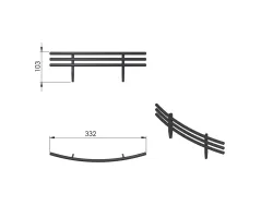 Pièce détachée Termatech Pare-feu, acier réf 09-440 - Ersho