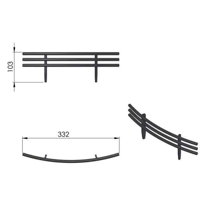 Pièce détachée Termatech Pare-feu, acier réf 09-440 - Ersho