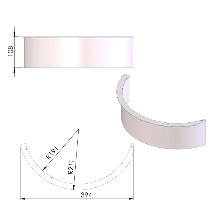 Pièce détachée Termatech Pare-feu, acier réf 09-752 - Ersho