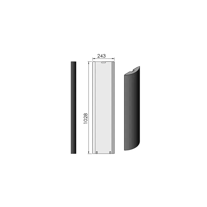 Pièce détachée Termatech Paroi laterale G ou D réf 08-541 - Ersho