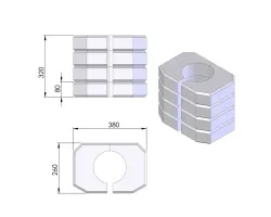 Pièce détachée Termatech Pierre d'accumulation  réf 08-596 - Ersho