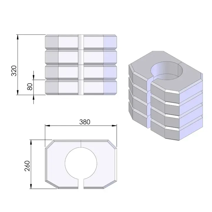 Pièce détachée Termatech Pierre d'accumulation  réf 08-596 - Ersho