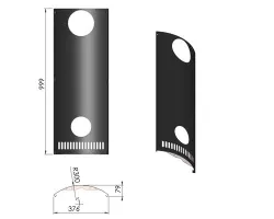 Pièce détachée Termatech plaque arrière réf 09-826 - Ersho
