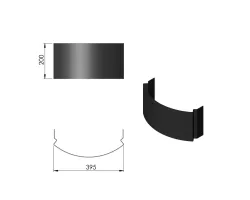 Pièce détachée Termatech Plaque d'obturation réf 09-516 - Ersho