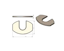 Pièce détachée Termatech Plateau supérieur réf 08-432 - Ersho