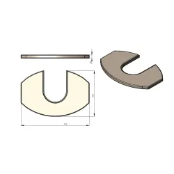Plateau supérieur réf 08-432 - Termatech