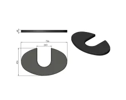 Pièce détachée Termatech Plateau supérieur réf 08-468 - Ersho