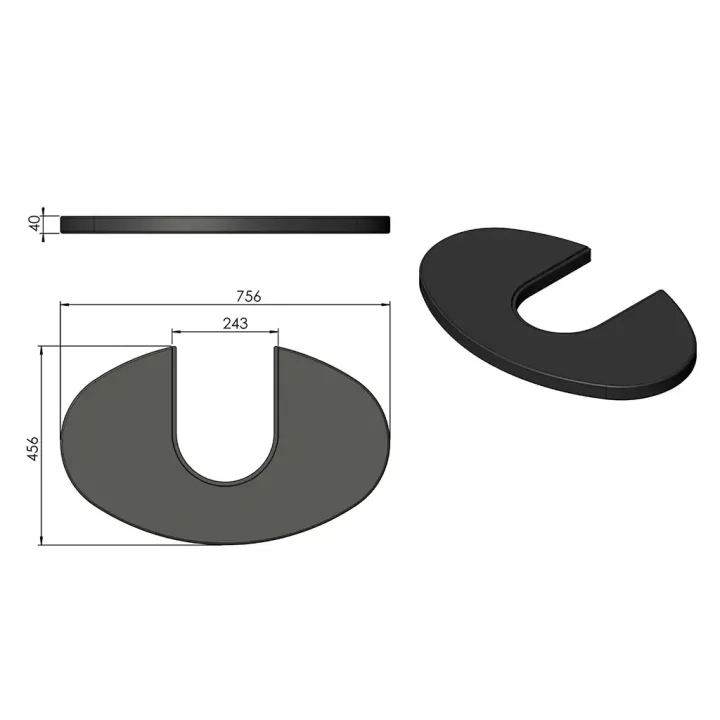 Pièce détachée Termatech Plateau supérieur réf 08-468 - Ersho