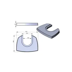 Plateau supérieur réf 08-500 - Termatech