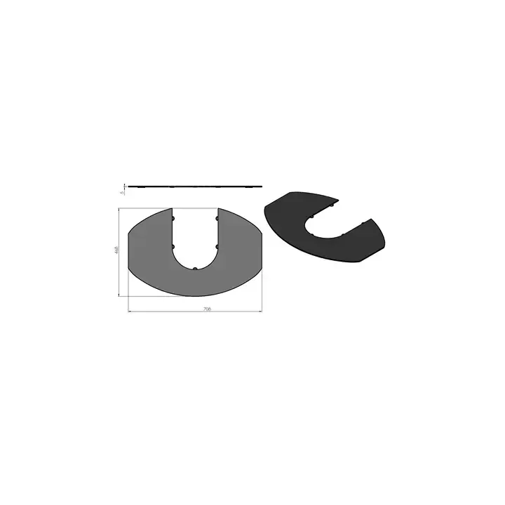 Pièce détachée Termatech Plateau supérieur réf 09-558 - Ersho