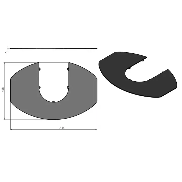 Pièce détachée Termatech Plateau supérieur réf 09-559 - Ersho