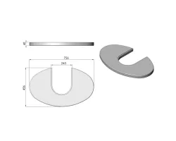 Pièce détachée Termatech Plateau supérieur  réf 08-440 - Ersho