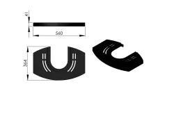 Pièce détachée Termatech Plateau supérieur  réf 09-264 - Ersho