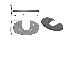 Pièce détachée Termatech Plateau supérieur  réf 09-274 - Ersho