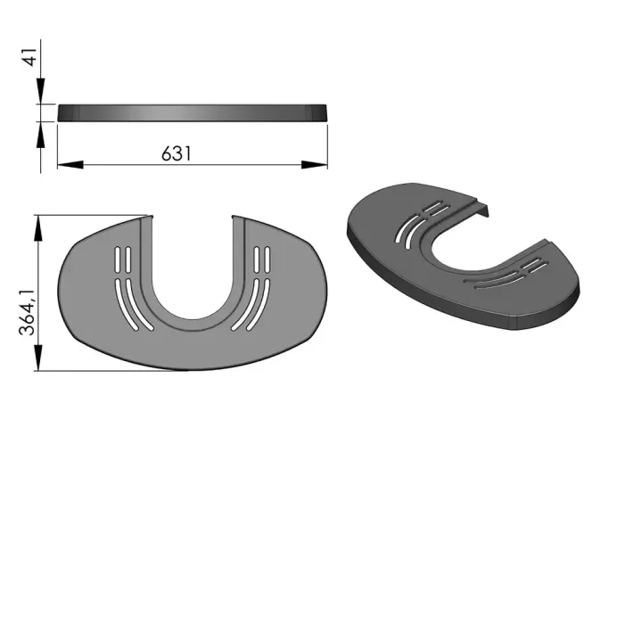 Pièce détachée Termatech Plateau supérieur  réf 09-274 - Ersho