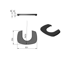 Pièce détachée Termatech Plateau supérieur  réf 09-420 - Ersho