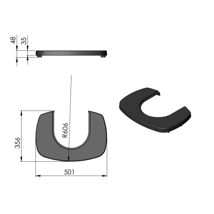 Pièce détachée Termatech Plateau supérieur  réf 09-420 - Ersho