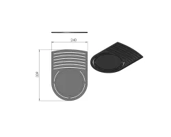Pièce détachée Termatech Plateau supérieur  réf 09-577 - Ersho