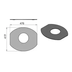 Plateau supérieur  réf 09-858 - Termatech