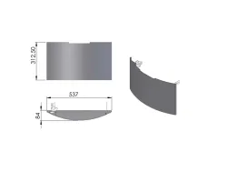 Pièce détachée Termatech Porte caches-bûches réf 09-295 - Ersho