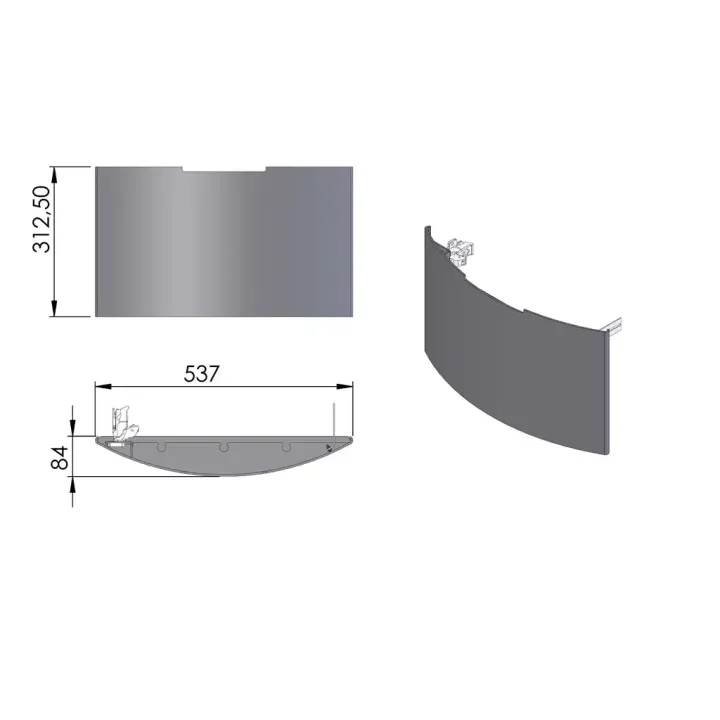 Pièce détachée Termatech Porte caches-bûches réf 09-295 - Ersho