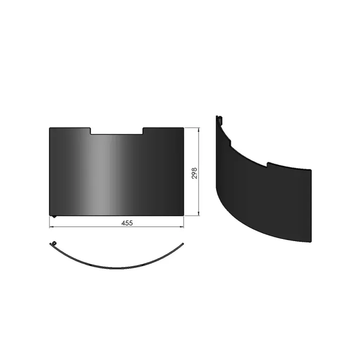 Pièce détachée Termatech Porte caches-bûches réf 09-402 - Ersho