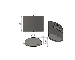 Pièce détachée Termatech Porte caches-bûches réf 09-526 - Ersho