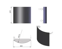 Pièce détachée Termatech Porte caches-bûches  réf 09-596 - Ersho