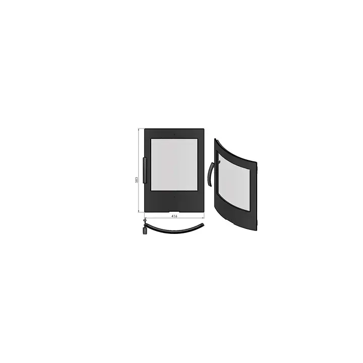 Pièce détachée Termatech Porte complet réf 09-500 - Ersho