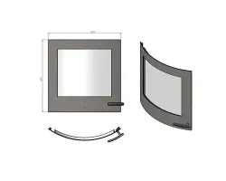 Pièce détachée Termatech Porte complet réf 09-562 - Ersho