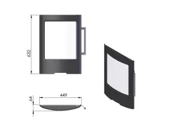 Pièce détachée Termatech Porte complète réf 09-428 - Ersho